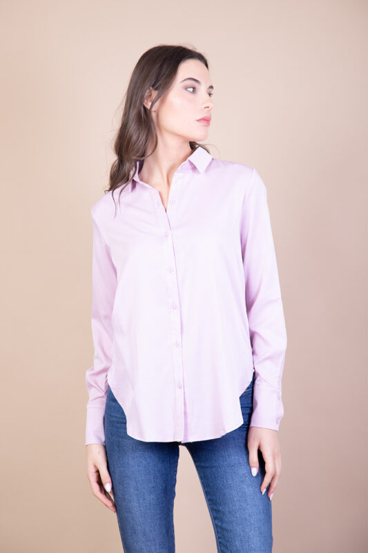 Camicia in tessuto goffrato