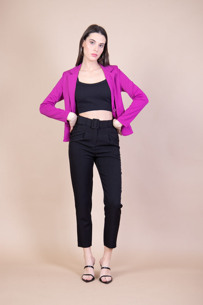 Pantalone elegante con cintura