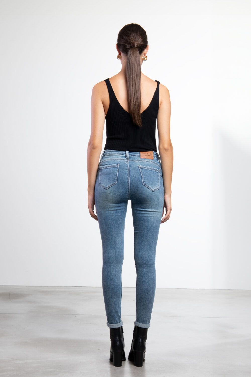 Jeans regular attillati