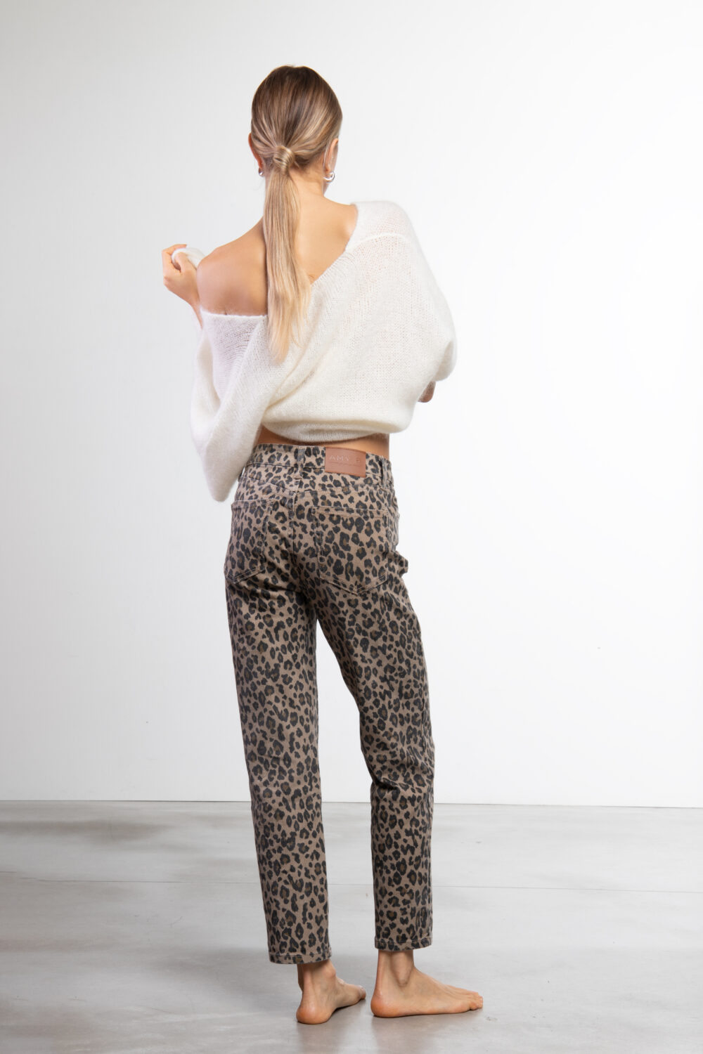 Jeans leopardato