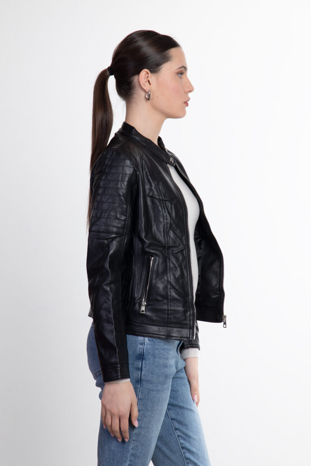 Giacca modello biker