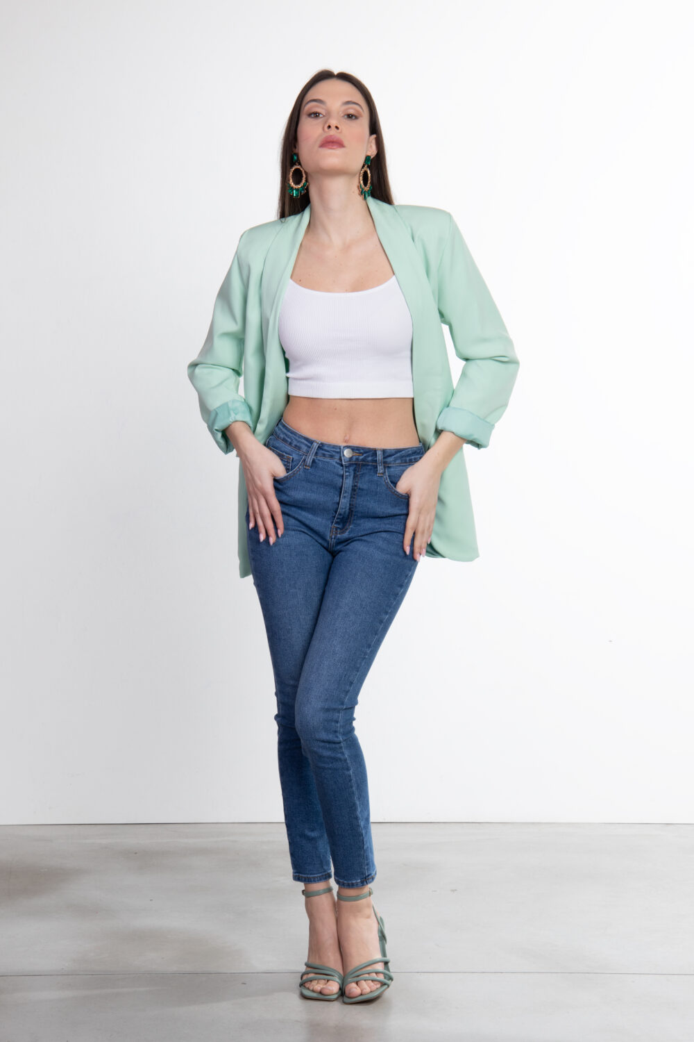 Jeans skinny lavaggio medio