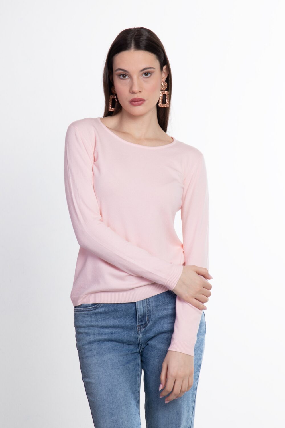 Maglia classica con scollo rotondo