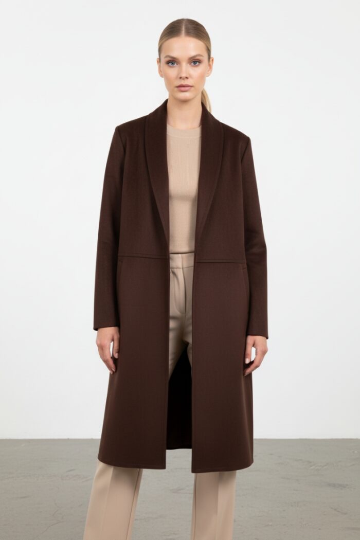 Cardigan effetto scamosciato
