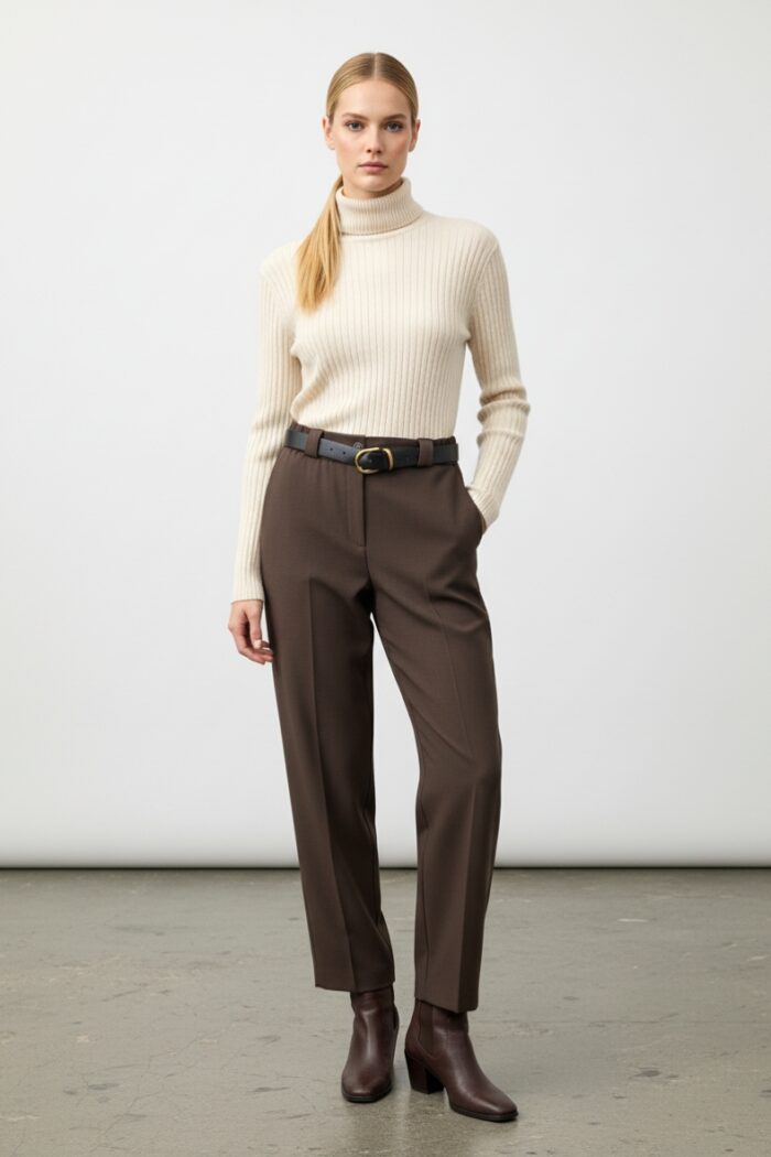 Pantalone due tasche da donnna