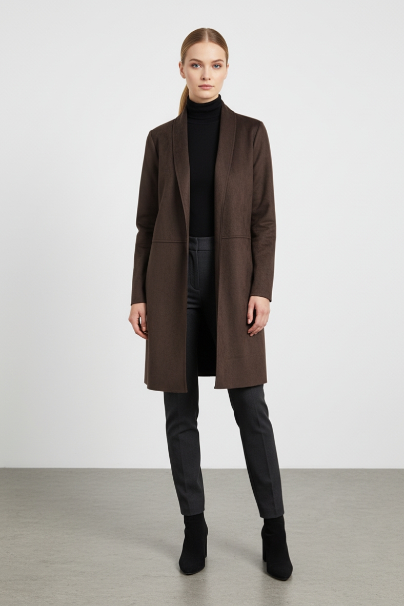 CAR-A20259G-MORO-20251110160823 Cardigan effetto scamosciato