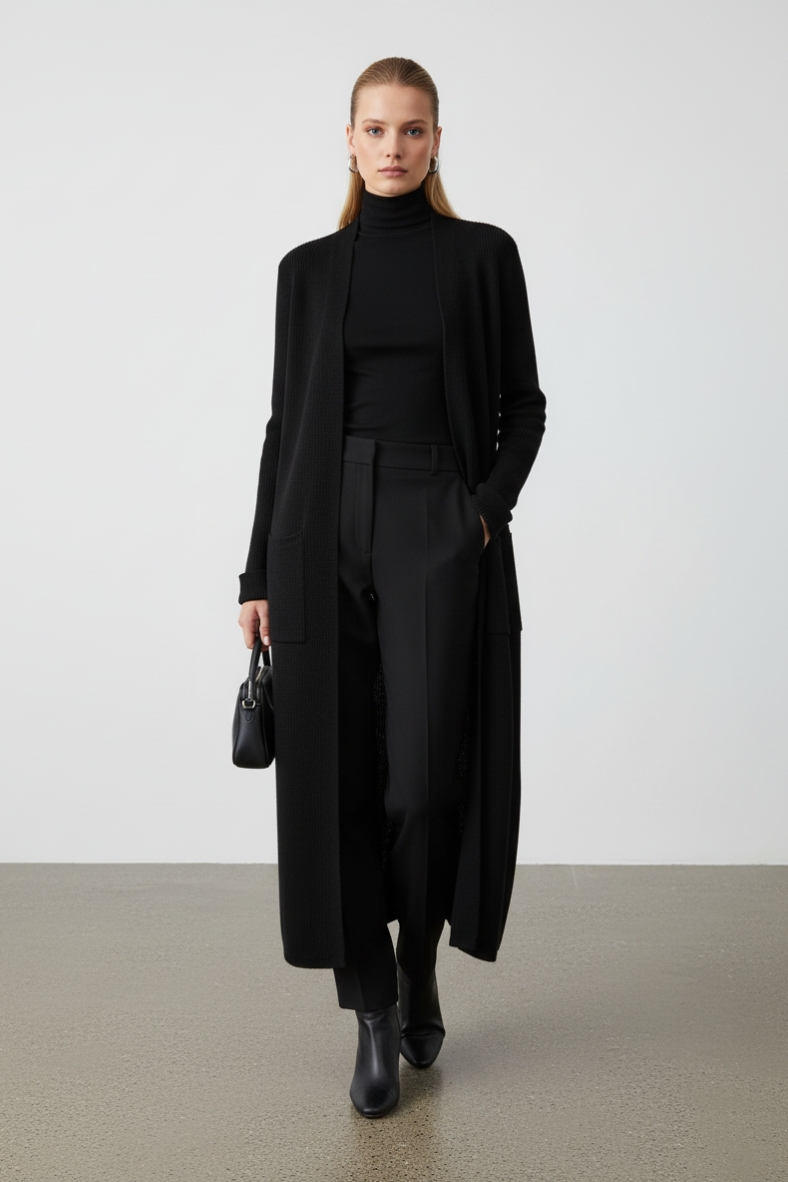 CAR-B523A-NERO-20251110145349 Cardigan