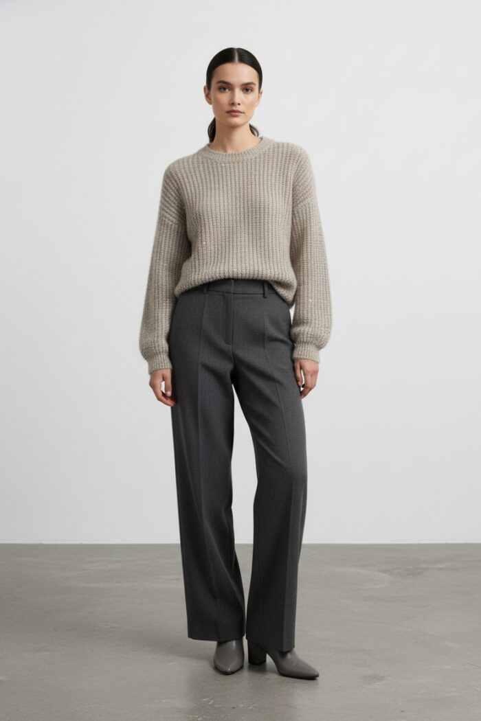 Maglia con paillettes