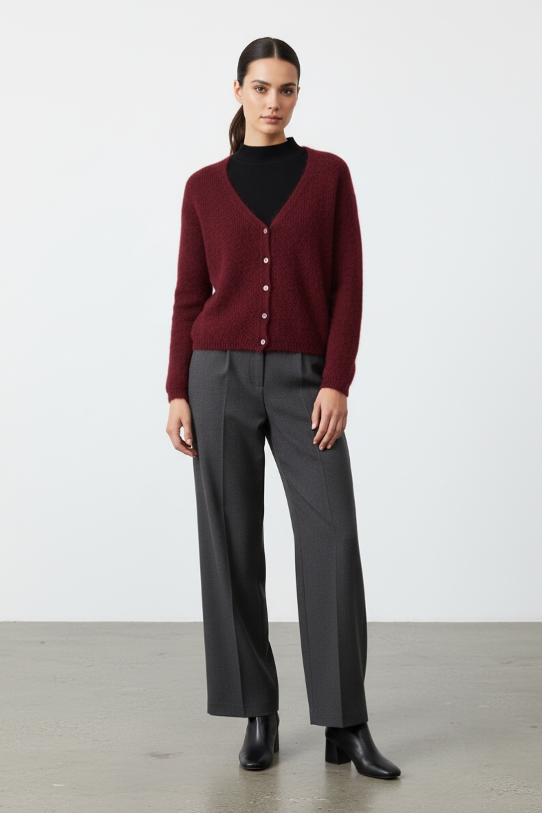 CAR-BA20226GA-BORDEAUX-20251203125611 Cardigan