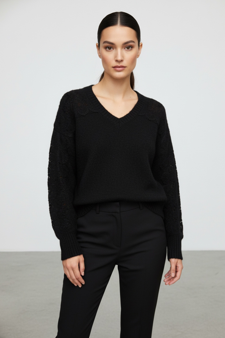 MAG-B258579A-NERO-01 Maglia