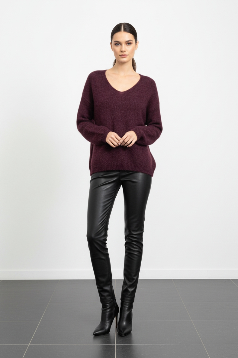 MAG-BA7122GGA-PRUGNA-20251201145711 Maglia Monocromo